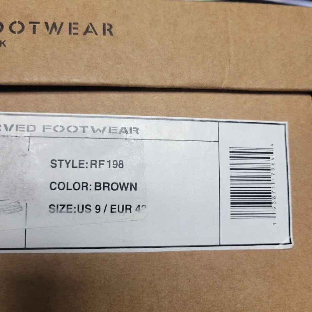 Footwear reserved rf198